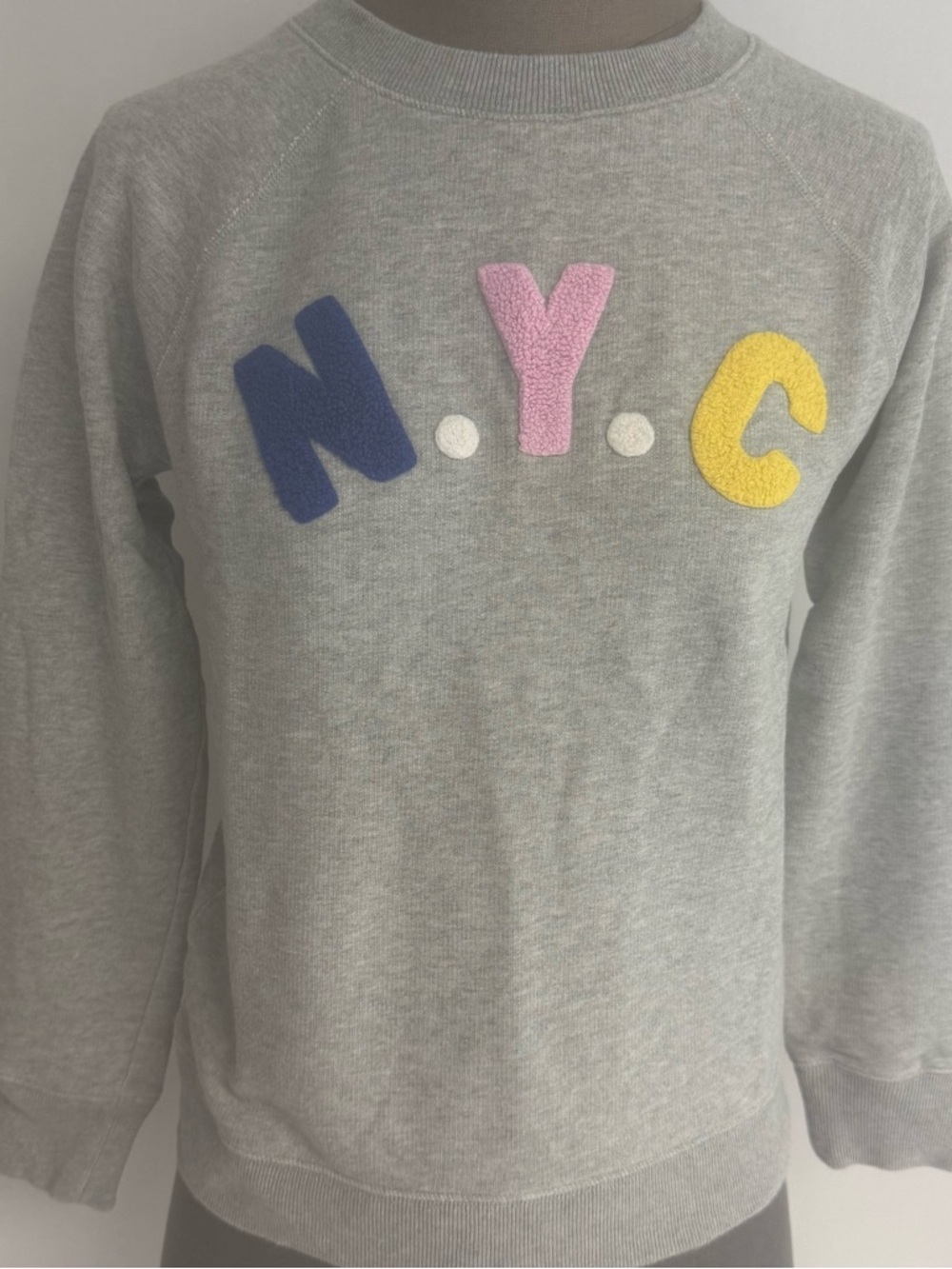 J. CREW Preppy Sweatshirt NWOT - Picture 5 of 10